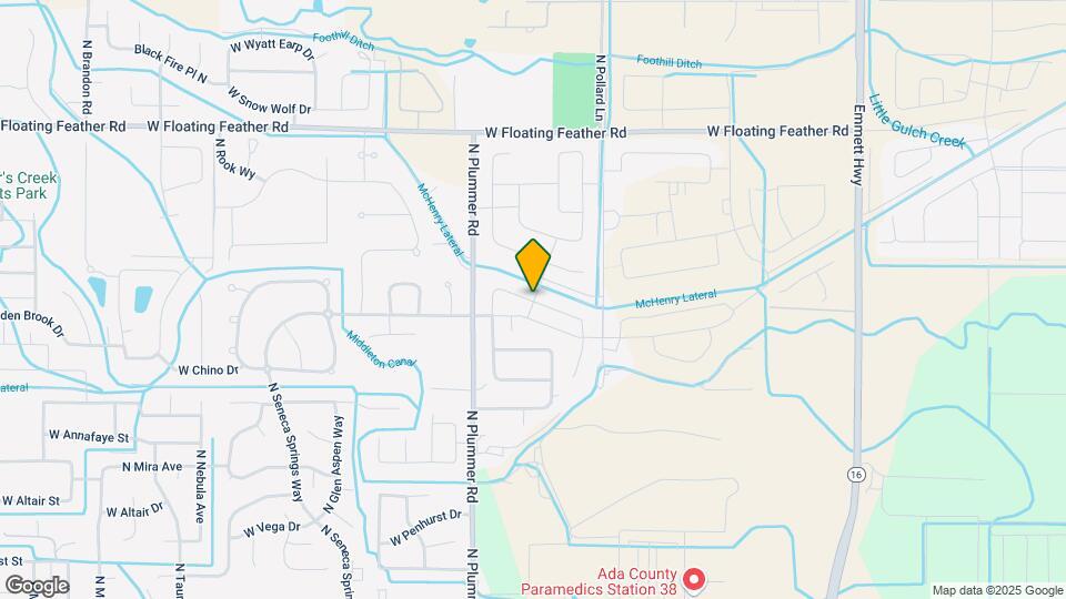 9291 W Dove Creek St Map and Location Details