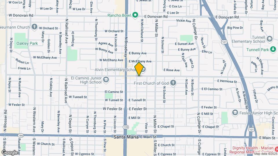 Alvin Duplex Map and Location Details