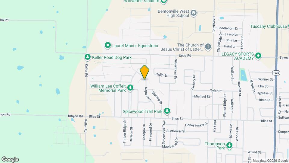 841 Napa Ave Mapa y Detalles de la Ubicación