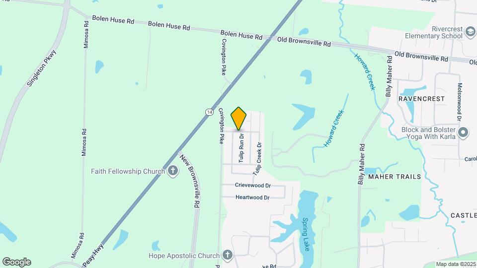 4623 Tulip Run Dr Map and Location Details