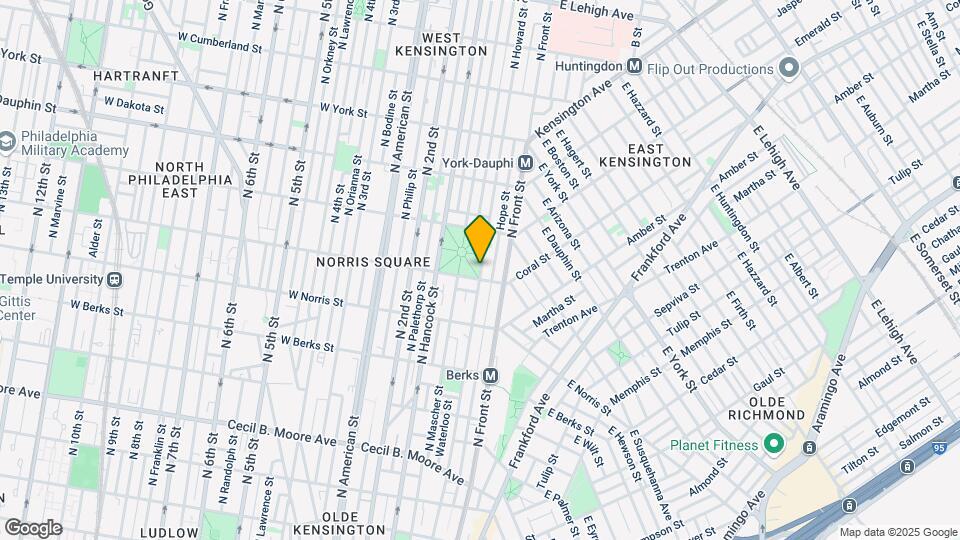 Norris Square Senior Ctr Map and Location Details