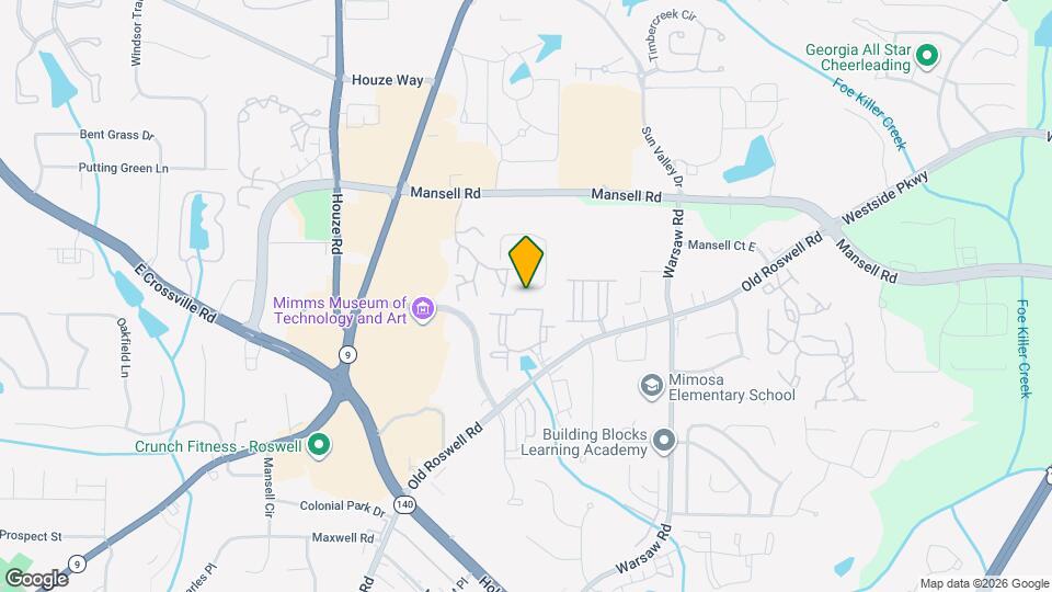 163-173 Roswell Commons Way Map and Location Details
