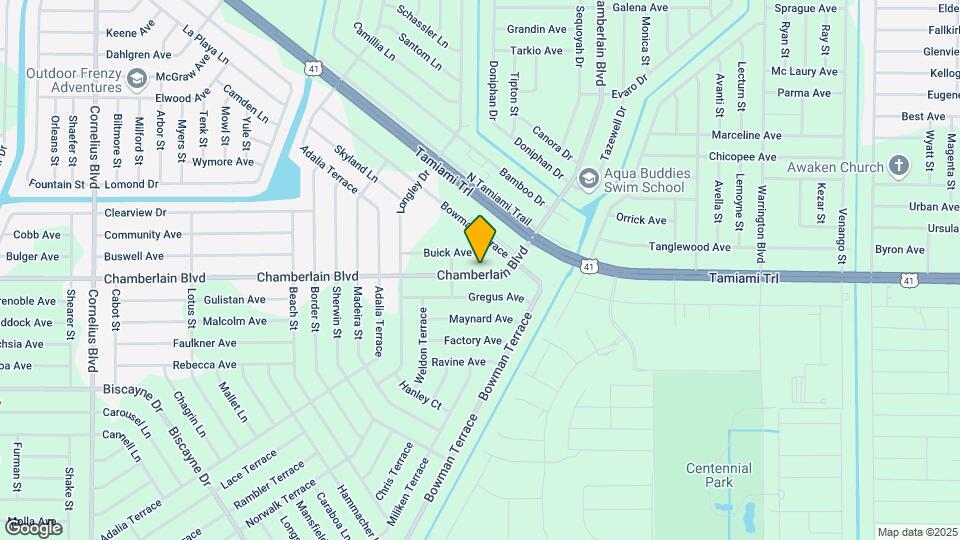 15540 Chamberlain Blvd Map and Location Details