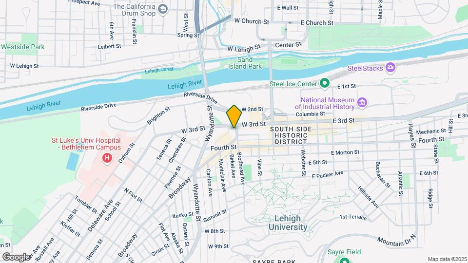 310 Brodhead Ave Map and Location Details