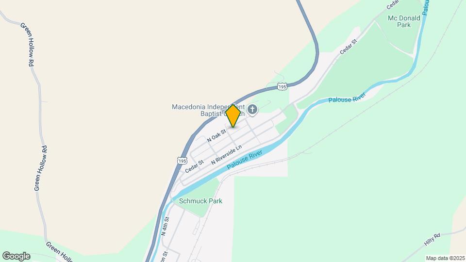 1804 N Oak St, Unit lower Map and Location Details