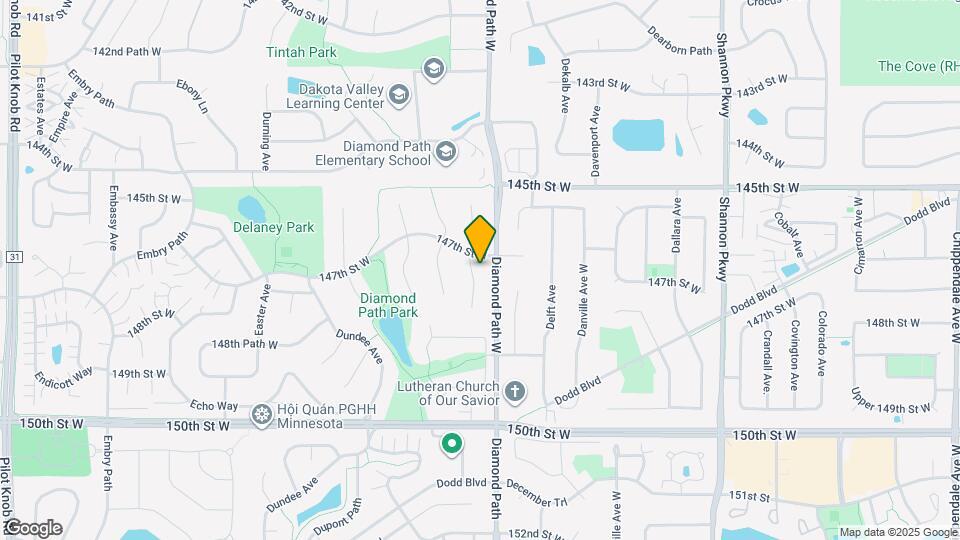 14704 Denmark Ct Mapa y Detalles de la Ubicación