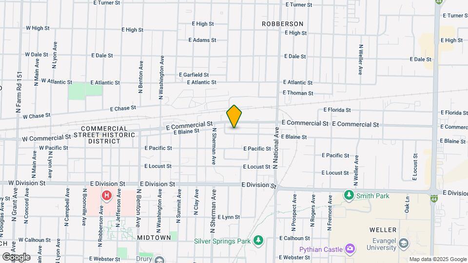 1021 E Blaine St Map and Location Details