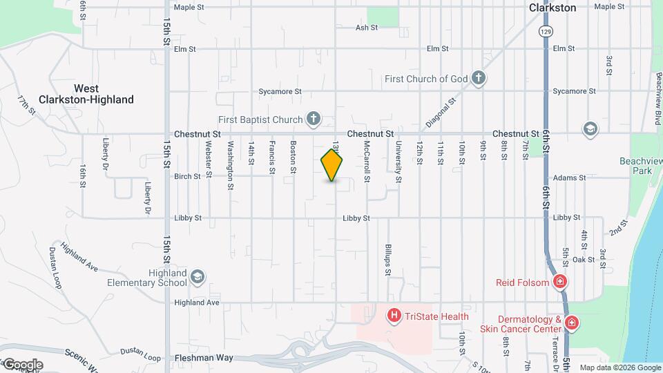 1110 13th St Map and Location Details