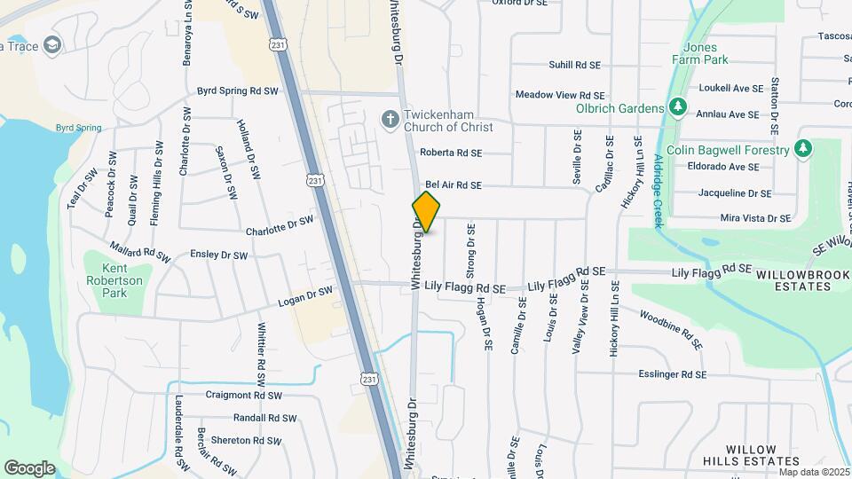 8009 Whitesburg Dr Map and Location Details
