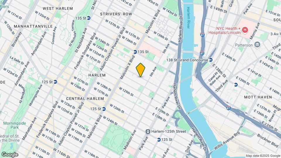 26 W 132nd St Mapa y Detalles de la Ubicación