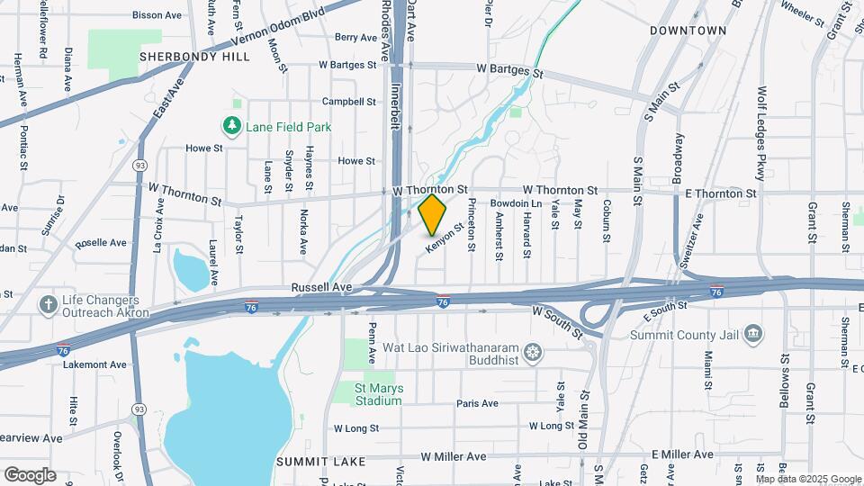 842 Kenyon St Map and Location Details