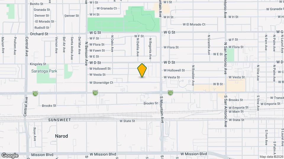 1210 W Stoneridge Ct Mapa y Detalles de la Ubicación