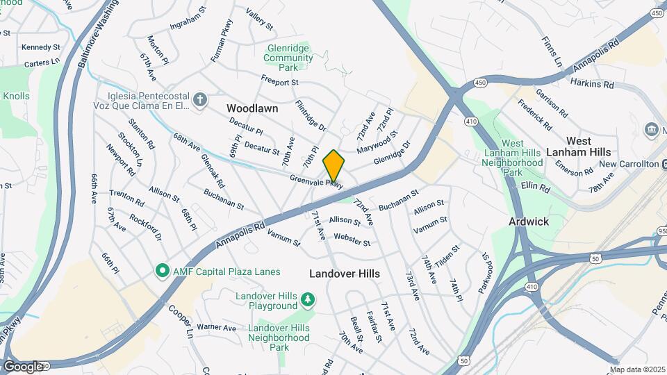 7107 Greenvale Pkwy Map and Location Details