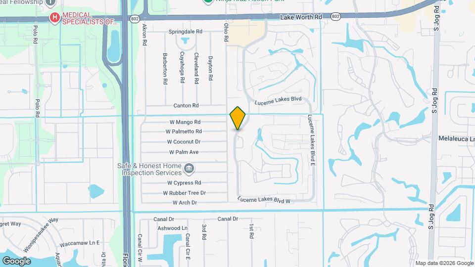 4640 Lucerne Lakes Blvd W Map and Location Details