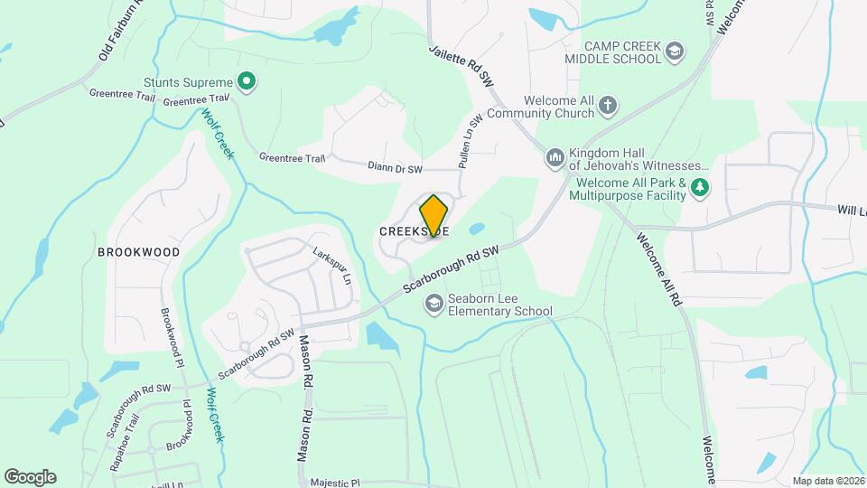 4517 Creekside Cove Map and Location Details