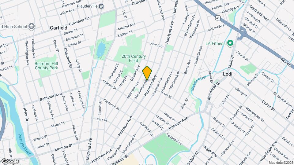 284 MacArthur Ave Map and Location Details