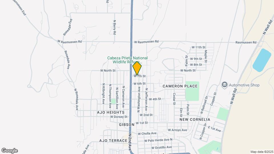 905 W 7th St Map and Location Details