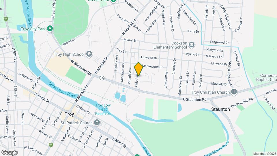 415 Ohio Ave Map and Location Details