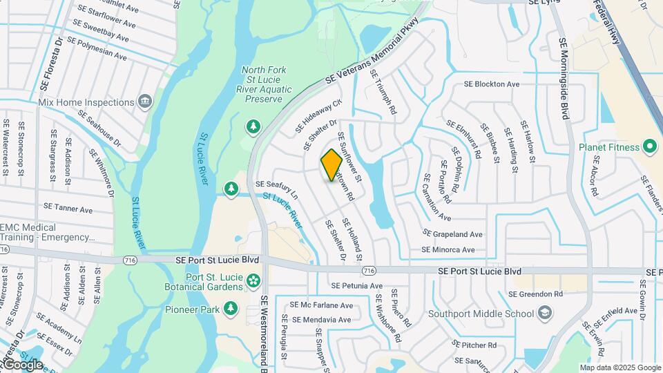 2251 SE Holland St Map and Location Details