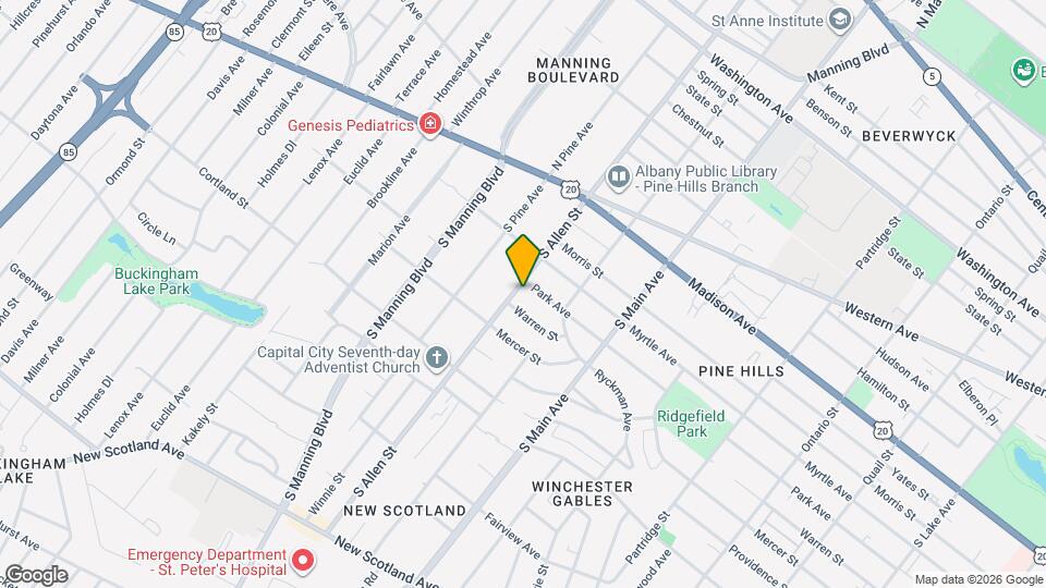 87 S Allen St, Unit 1 Map and Location Details