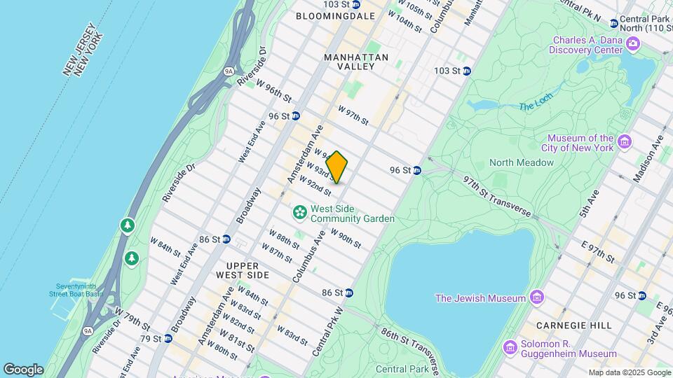 100 W 93rd St Mapa y Detalles de la Ubicación