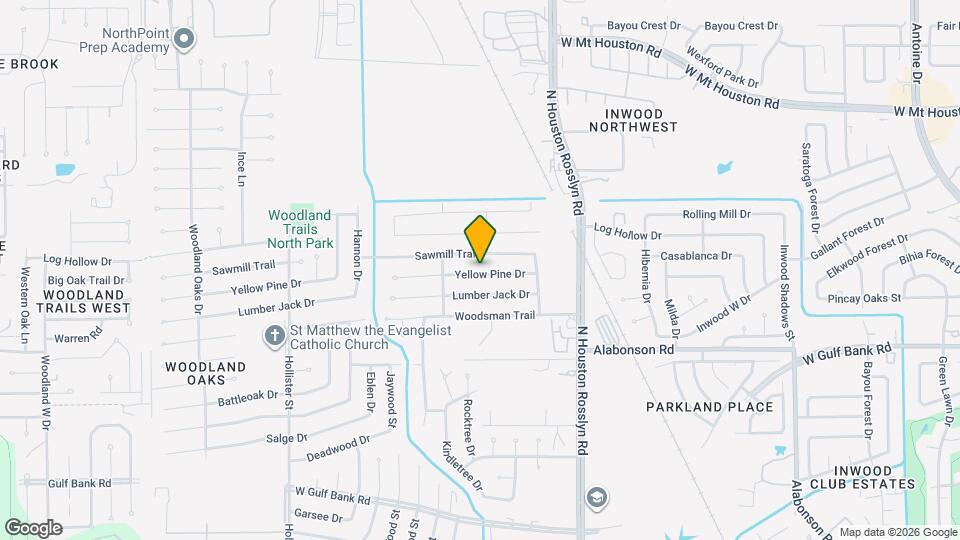 7206 Yellow Pine Dr Map and Location Details