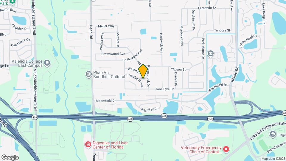 10423 Cedarhurst Ave Map and Location Details