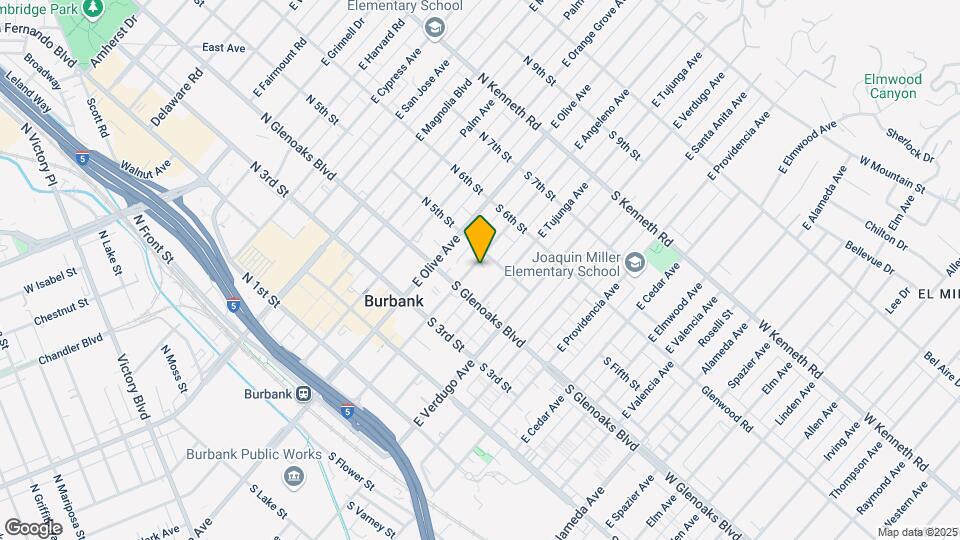452 E Angeleno Ave Map and Location Details