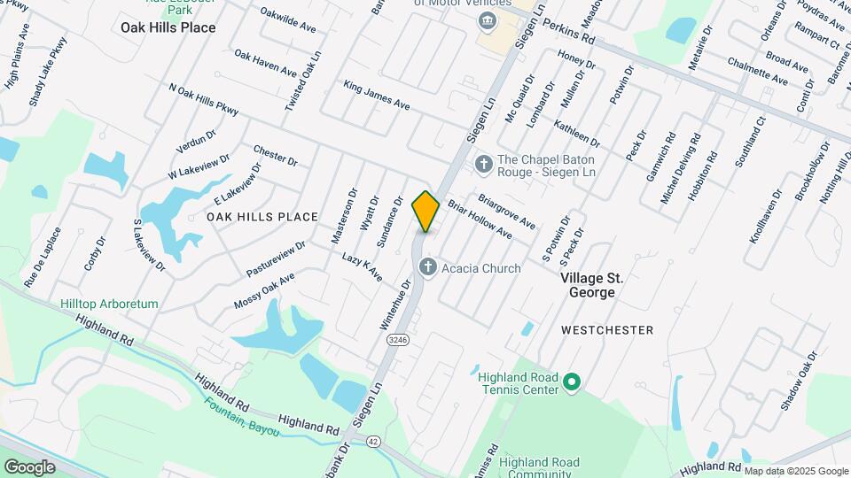 9855 Siegen Ln Map and Location Details