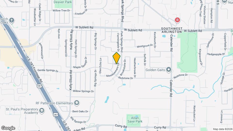 6302 Meadowmere Ln Map and Location Details