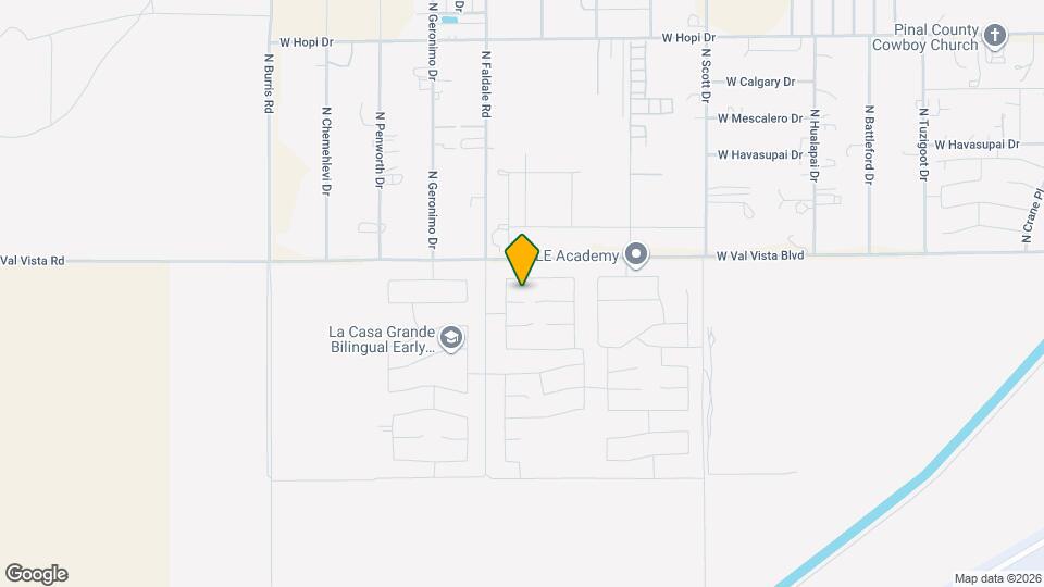 1164 W Sand Canyon Ct Map and Location Details