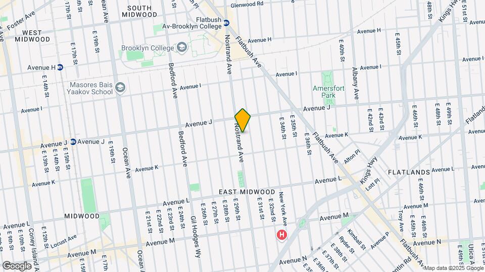 2411 Nostrand Ave Map and Location Details