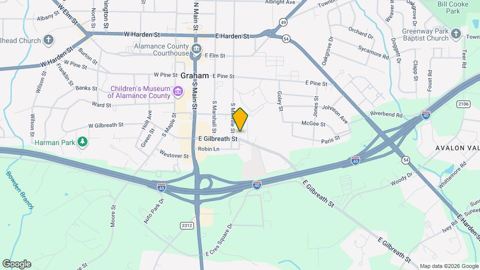 308 E Gilbreath St Map and Location Details