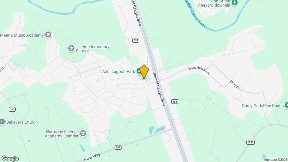 936 Azul Lagoon Dr Map and Location Details