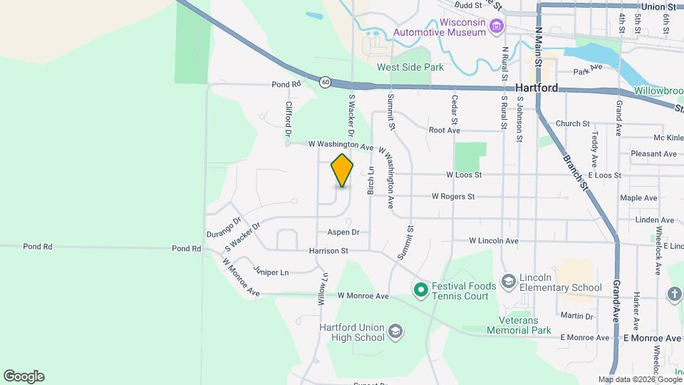 338 Ponderosa Dr Map and Location Details