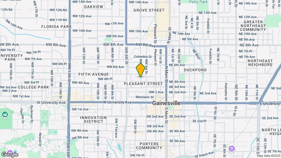 408 NW 4th St Map and Location Details
