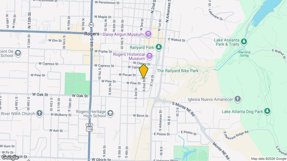 620 S 2nd St Map and Location Details