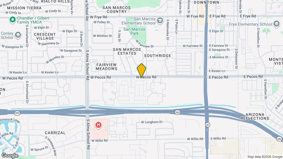 628 W Derringer Way Map and Location Details