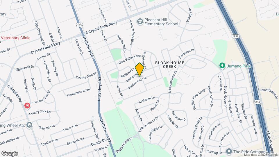 411 Golden Gate Dr Map and Location Details