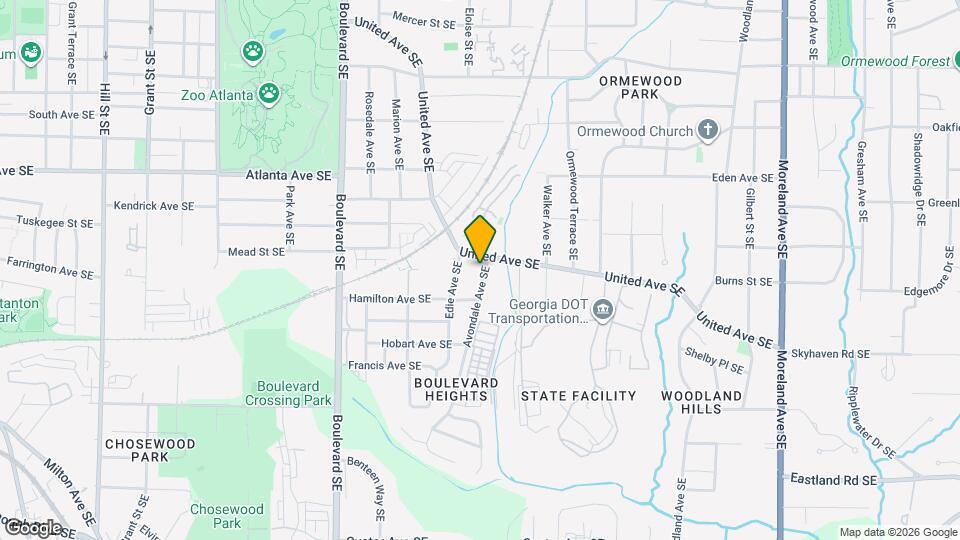 1015 Avondale Ave SE Map and Location Details