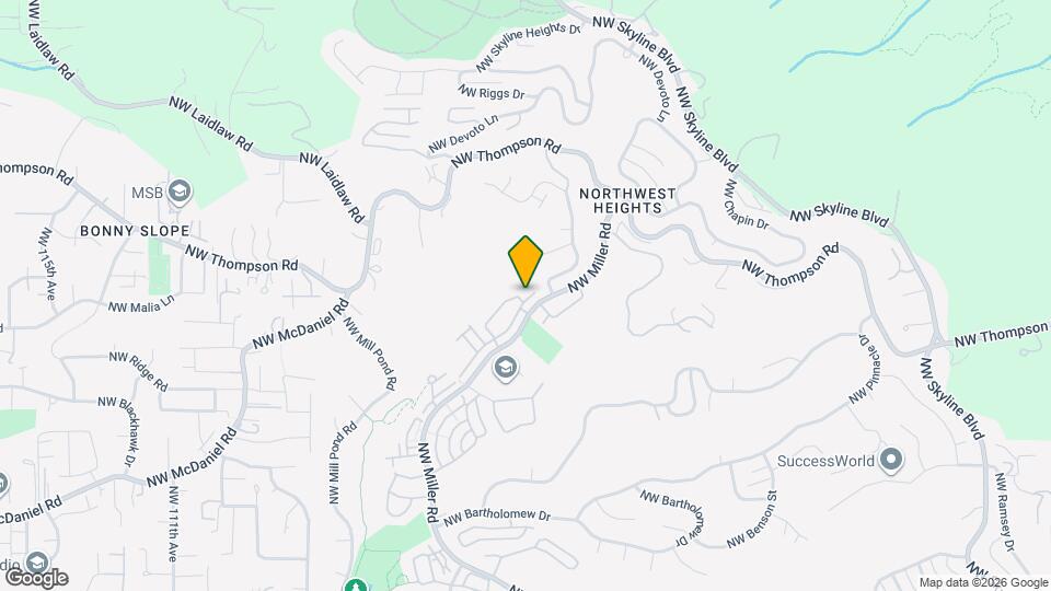 2929 NW Kennedy Ct Map and Location Details