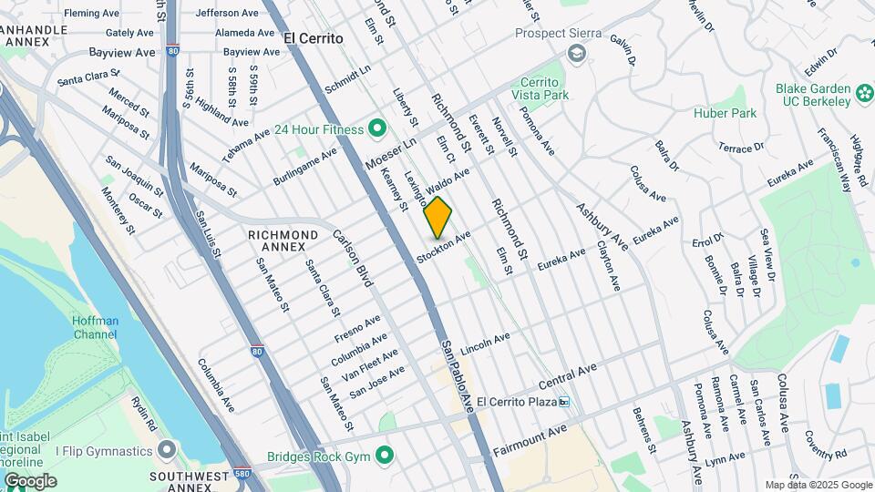 6423 Stockton Ave Mapa y Detalles de la Ubicación