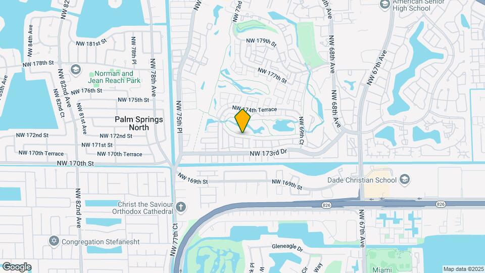 7289 NW 173rd Dr Map and Location Details