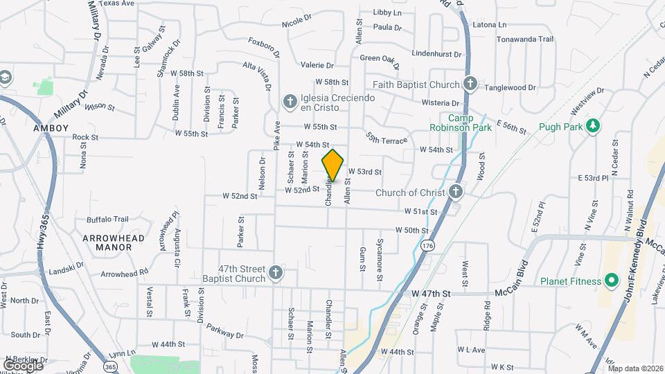 5200 Chandler St Map and Location Details