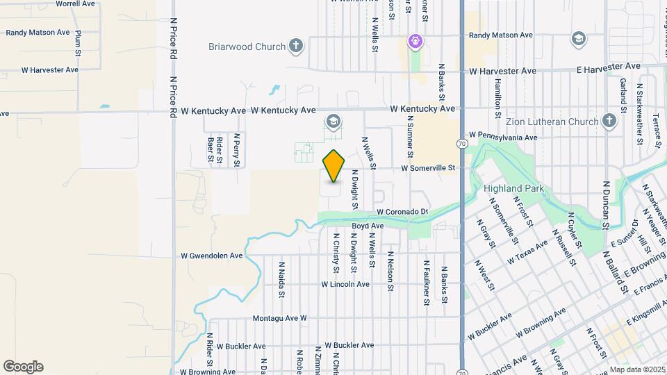 1601 W Somerville St Map and Location Details