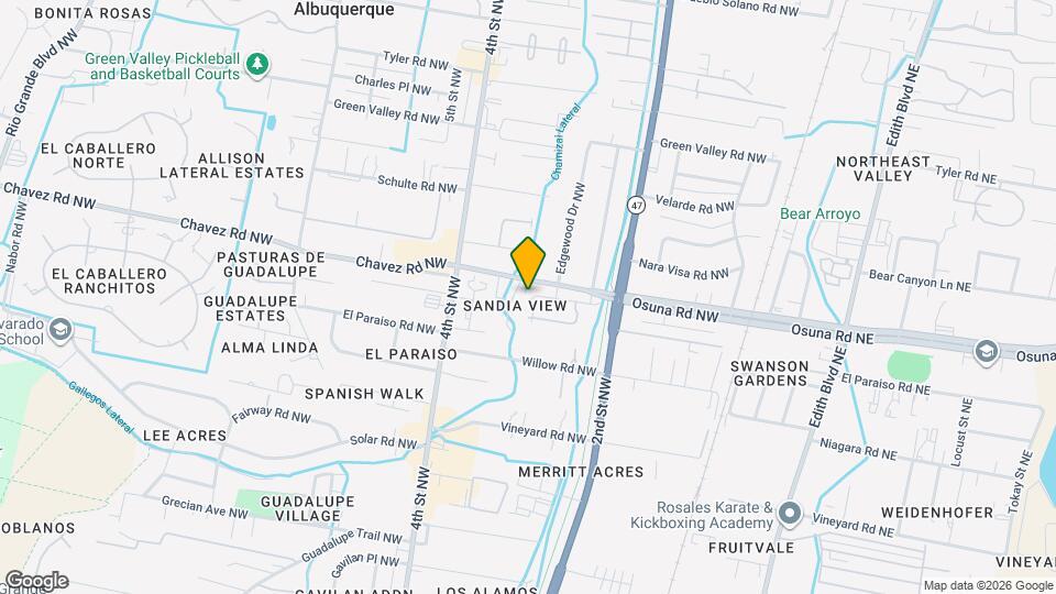 268 Osuna Rd NW Map and Location Details