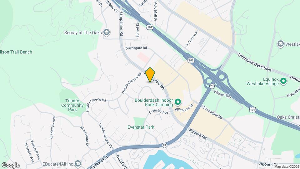 822 Rim Crest Dr Map and Location Details