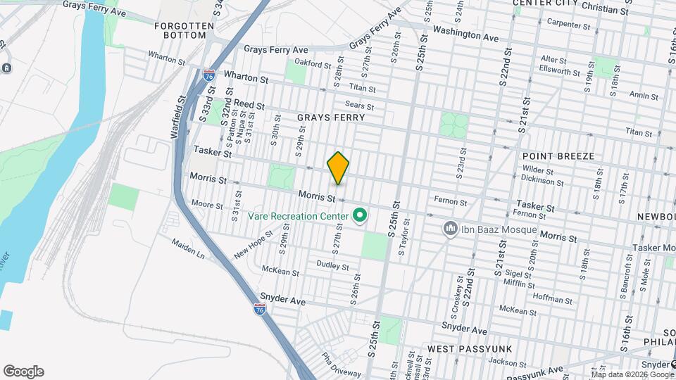 1635 S Etting St Map and Location Details