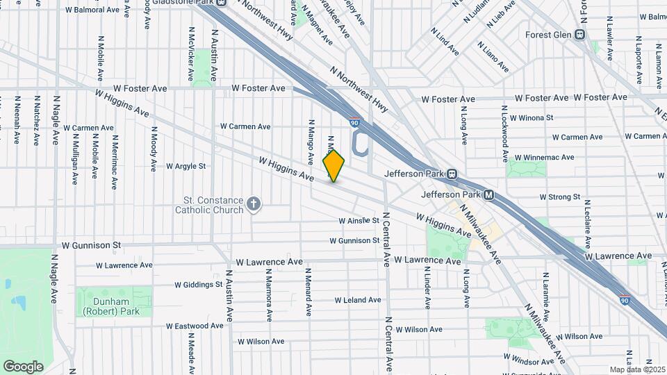 5691 W Higgins Ave Map and Location Details