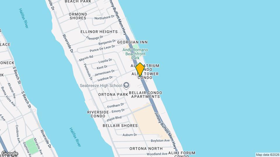 3013 N Atlantic Ave Map and Location Details